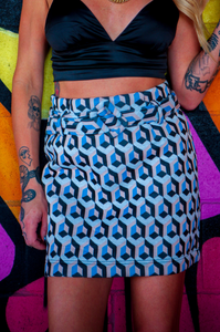 Urban Belted Disco Skirt